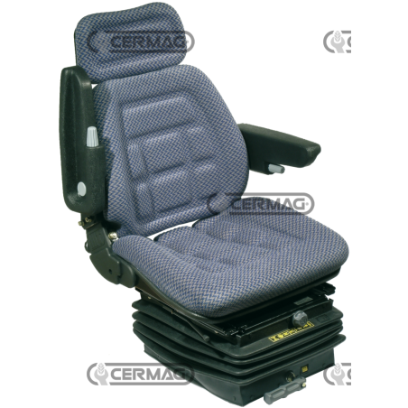 SEDILE PER TRATTORI CABINATI E NON CABINATI CON MOLLEGGIO MECCANICO SC90 (OMOLOGATO) COMPATIBILE - 62743 | Newgardenstore.eu