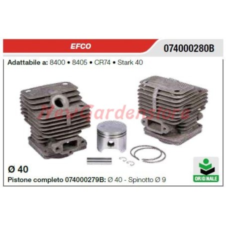 EFCO Kolbenzylindersegmente EFCO Kettensäge 8400 8405 CR74 STARK 40 074000280D | Newgardenstore.eu