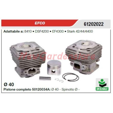 Cylindre à piston segment EFCO EFCO chainsaw 8410 DSF4200 61202022 | Newgardenstore.eu