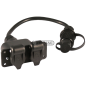 Cable de alimentación de 2 tomas con enchufe de 3 pines COMPATIBLE - 36992