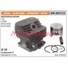 Cilindro pistone segmenti EMAK motore decespugliatore 735 435BP 005715