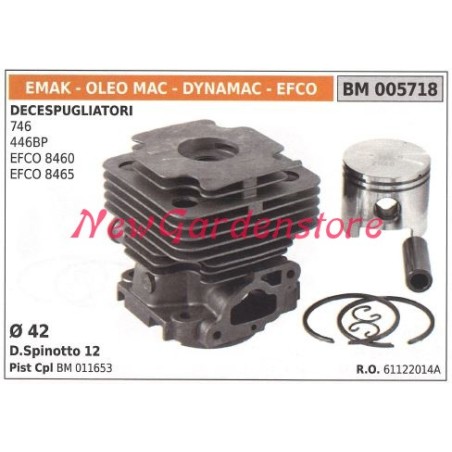 Kolbenzylindersegmente EMAK Freischneider Motor 746 446BP EFCO 8460 005718 | Newgardenstore.eu