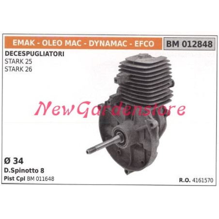 Piston cylinder segments EMAK brushcutter engine STARK 25 26 012848 | Newgardenstore.eu