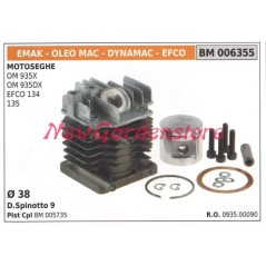 Cilindro pistone segmenti EMAK motore motosega OM 935X 935DX EFCO 134 135 006355