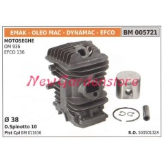 Cilindro pistone segmenti EMAK motore motosega OM 936 EFCO 136 005721
