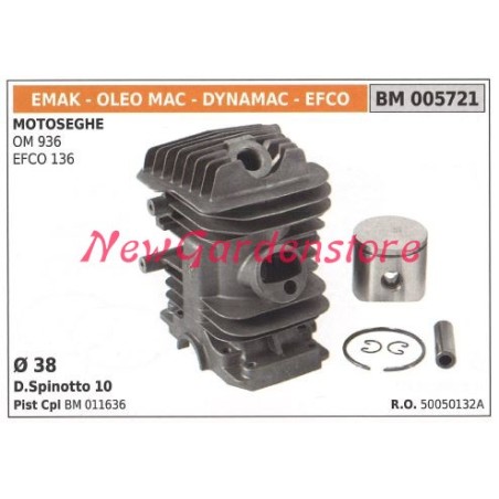 Kolben-Zylindersegmente EMAK Kettensäge Motor OM 936 EFCO 136 005721 | Newgardenstore.eu