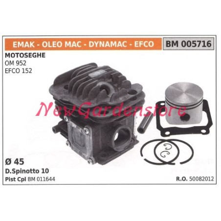 Kolben-Zylindersegmente EMAK Kettensägenmotor OM 952 EFCO 152 005716 | Newgardenstore.eu