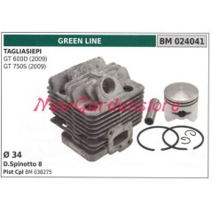 Cilindro pistone segmenti GREEN LINE motore decespugliatore GL 430 018175 | Newgardenstore.eu