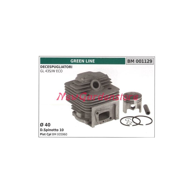 Kolbenzylindersegmente GREEN LINE Freischneider Motor GL 43S/W ECO 001129