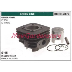 Cilindro pistone segmenti GREEN LINE motore decespugliatore LT 950 012872 | Newgardenstore.eu