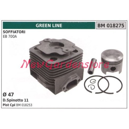 Cilindro pistone segmenti GREEN LINE motore soffiatore EB 700A 018275 | Newgardenstore.eu