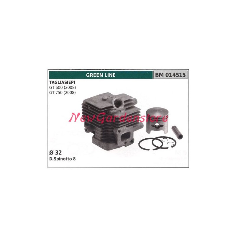 Kolben-Zylinder-Segmente GREEN LINE GT 600 750 Heckenscherenmotor 014515