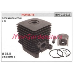Segments de cylindre de piston moteur HOMELITE débroussailleuse S 25 019913 | Newgardenstore.eu