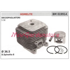 Segments de cylindre de piston HOMELITE débroussailleuse S 30 moteur 019914 | Newgardenstore.eu