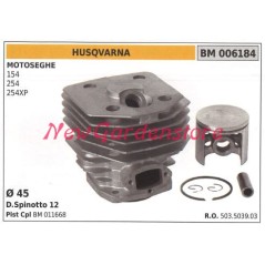 Cilindro pistone segmenti HUSQVARNA motore motosega 154 254 254XP 006184