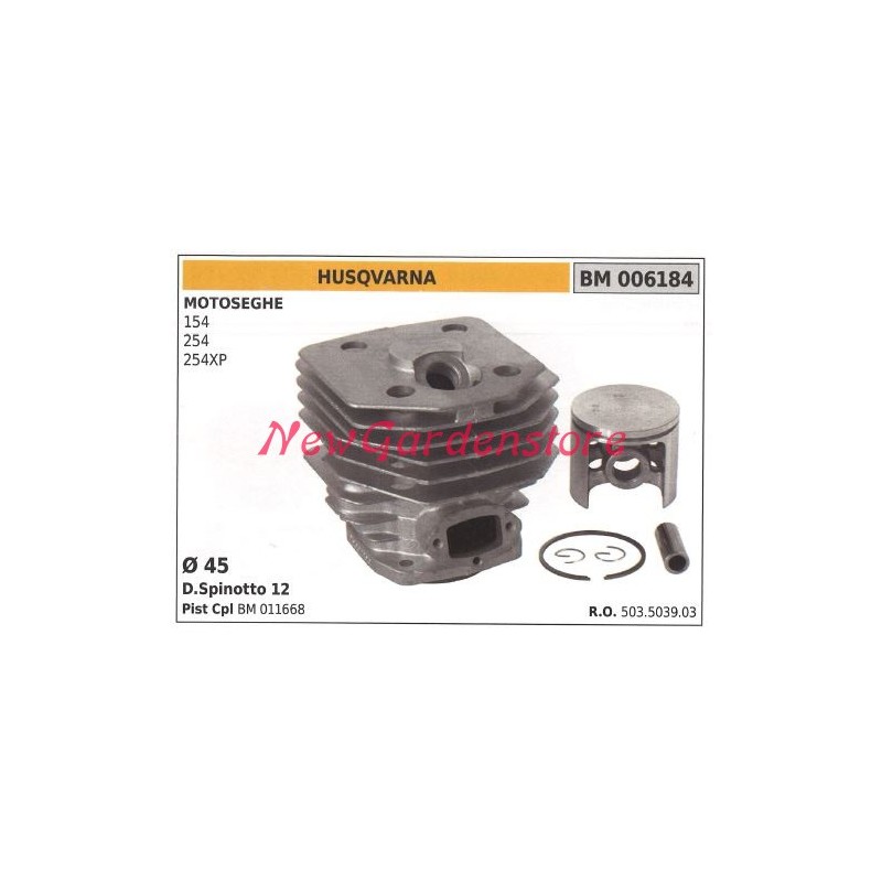 Segments de cylindre de piston HUSQVARNA moteur de tronçonneuse 154 254 254XP 006184