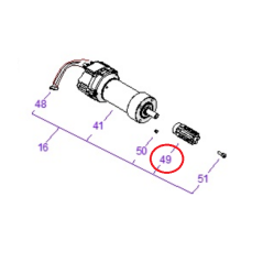 Ambrogio 4.0 Radmotor-Sechskant: 042Z18100A | Newgardenstore.eu