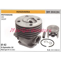 Cilindro pistone segmenti HUSQVARNA motore motosega 242 242XP 004194