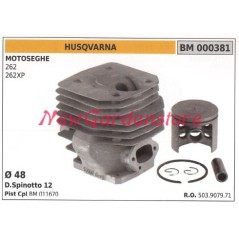Piston cylinder segments HUSQVARNA chainsaw engine 262 262XP 000381
