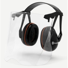 Cuffie protettive HUSQVARNA con visiera in Perspex per lavori di rifinitura | Newgardenstore.eu