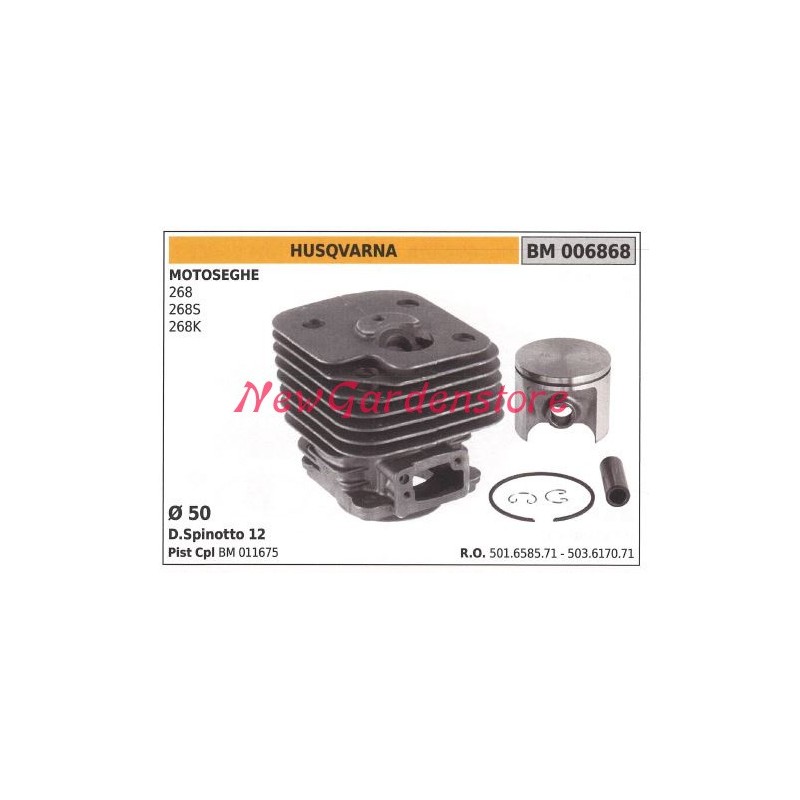 Segments de cylindre de piston HUSQVARNA moteur de tronçonneuse 268 268S 268K 006868