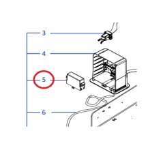 Charging/Transmitter Cover Ambrogio L35 | Newgardenstore.eu