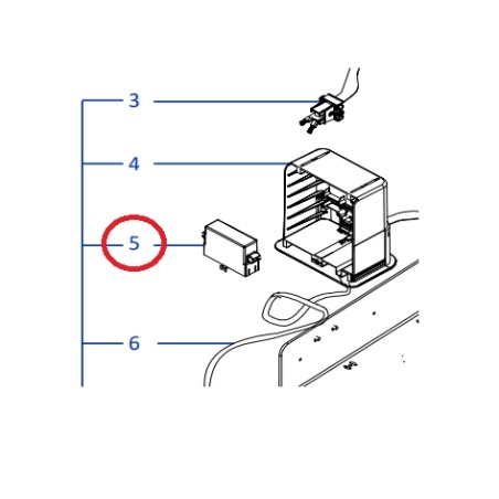 Lade-/Senderabdeckung Ambrogio L35 | Newgardenstore.eu