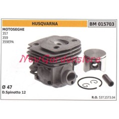 Cilindro pistone segmenti HUSQVARNA motore motosega 357 359 359EPA 015703 | Newgardenstore.eu