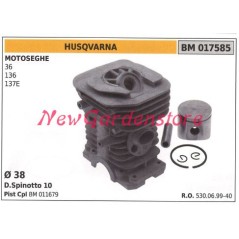 Segmentos cilindro pistón motor motosierra HUSQVARNA 36 136 137E 017585 | Newgardenstore.eu