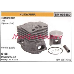 Cilindro pistone segmenti HUSQVARNA motore motosega 365 tipo vecchio 016480