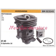 Cilindro pistone segmenti HUSQVARNA motore motosega 41 141 142 023245