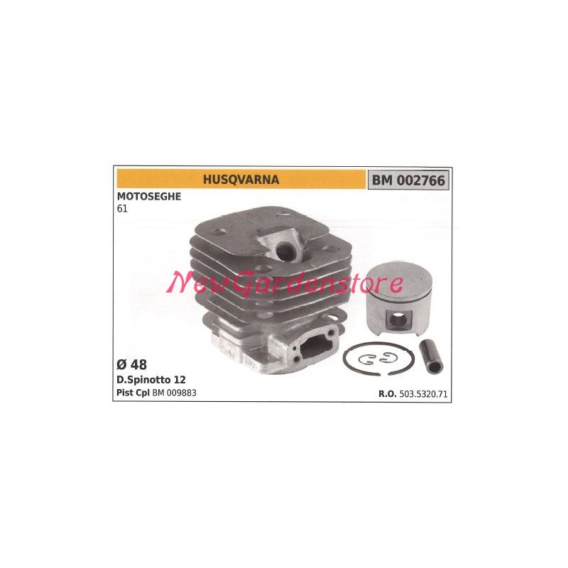 Cylinder piston rings HUSQVARNA chainsaw engine 61 002766