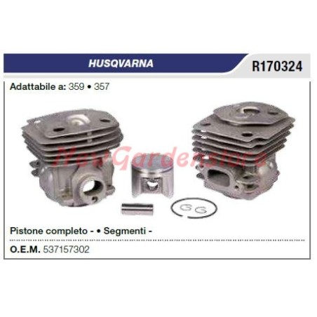 HUSQVARNA chainsaw 359 357 R170324 piston cylinder segments | Newgardenstore.eu