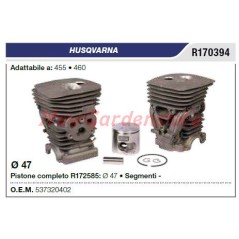 Pistón cilindro segmentos HUSQVARNA motosierra 455 460 R170394 537320402