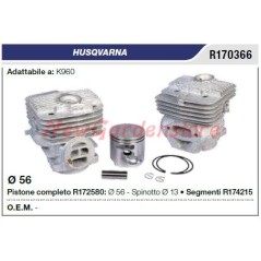 Segmentos del cilindro del pistón de la tronzadora HUSQVARNA K960 R170366 | Newgardenstore.eu