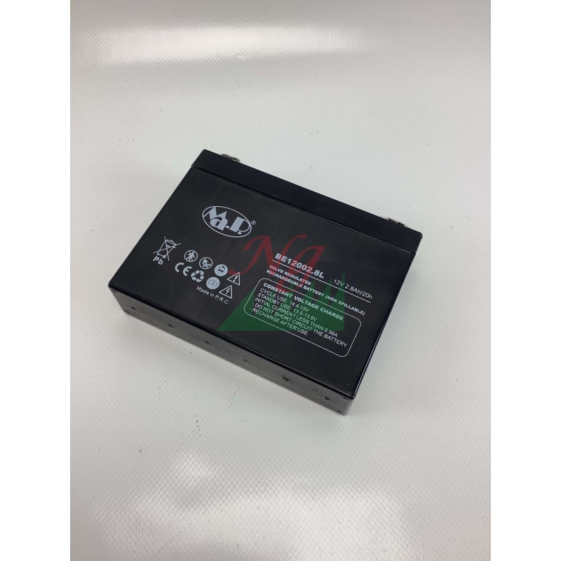 12V/2.8Ah gel battery Mowcart 310006