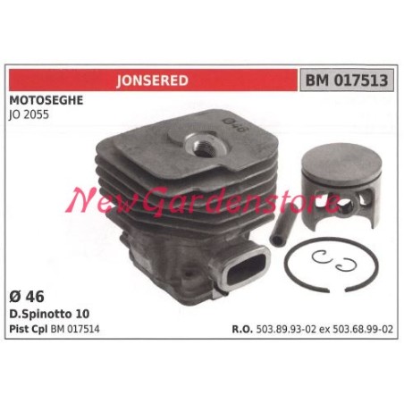 Cilindro pistone segmenti JONSERED motore motosega JO 2055 017513 | Newgardenstore.eu