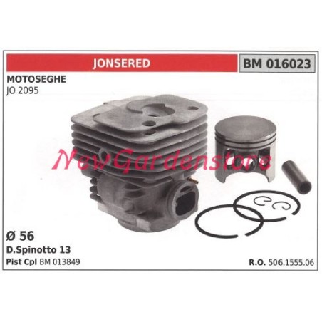 Segments de cylindre de piston JONSERED moteur de tronçonneuse JO 2095 016023 | Newgardenstore.eu