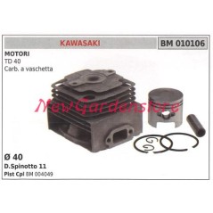 Cilindro pistone segmenti KAWASAKI motore decespugliatore TD 40 010106 | Newgardenstore.eu