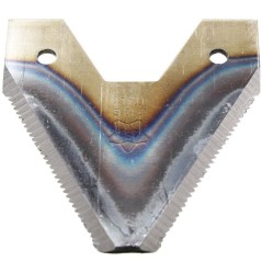 Dente lama sezione rigata tipo larga motofalciatrice BCS Bertolini Grillo Nibbi