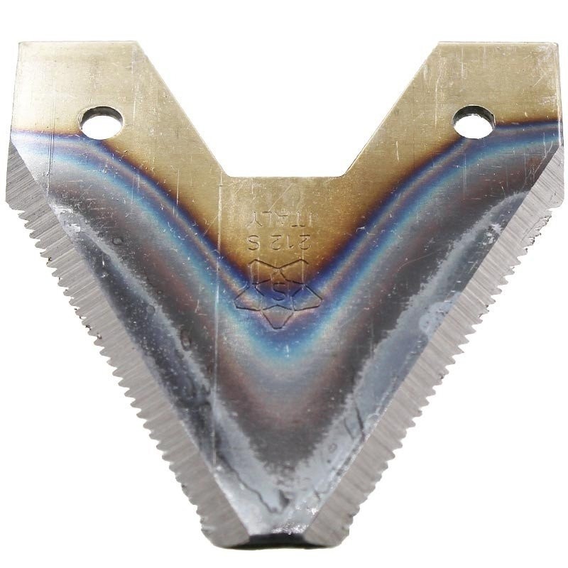 Dent de lame à section nervurée de type large pour motofaucheuses BCS, Bedogni, Bertolini, Grillo, Nibbi et Sep