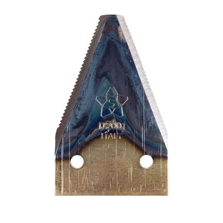 Narrow grooved section blade tooth for BCS, Bedogni, Bertolini, Casorzo and Sep motor mowers | Newgardenstore.eu