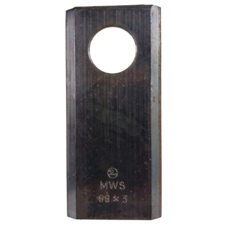 Straight type knife for Ama Deutz-Fahr BCS Farendlose Fort Marangon Morra rotary mower 98x40 hole 19mm | Newgardenstore.eu