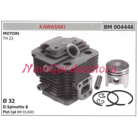 Segmentos de cilindro de pistón motor desbrozadora KAWASAKI TH 23 004446 | Newgardenstore.eu