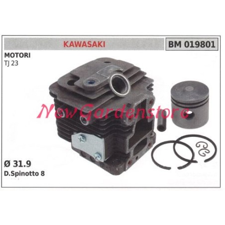 Piston cylinder segments KAWASAKI brushcutter motor TJ 23 019801 | Newgardenstore.eu