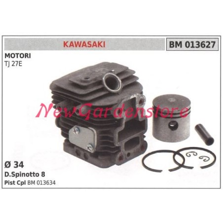 Piston cylinder segments KAWASAKI brushcutter TJ 27E 013627 | Newgardenstore.eu