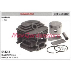 Segmentos cilindro pistón motor desbrozadora KAWASAKI TJ 45E 014980 | Newgardenstore.eu