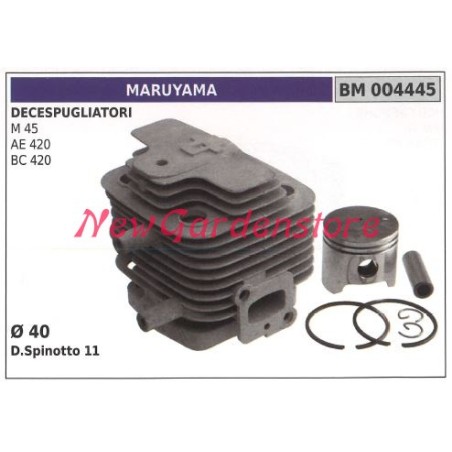 Piston cylinder segments MARUYAMA brushcutter M 45 AE 420 004445 | Newgardenstore.eu