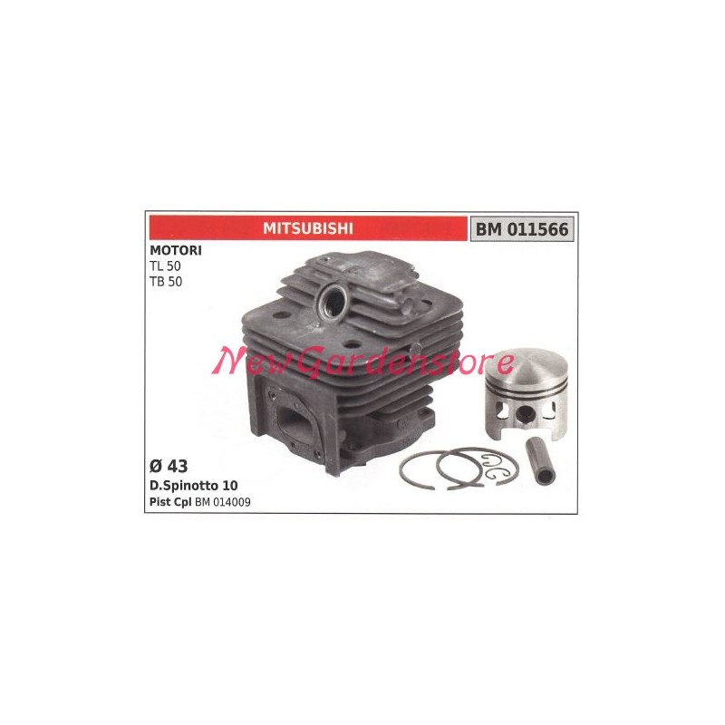 Segments de cylindre à piston MITSUBISHI débroussailleuse TL 50 TB 50 011566