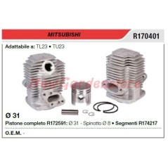 MITSUBISHI taille-haie TL23 TU23 piston cylindre R170401